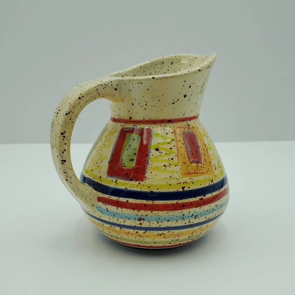 Pfaltzgraff Sedona Creamer & Sugar Bowl with Lid Speckled Creamer Set - Picture 9 of 15